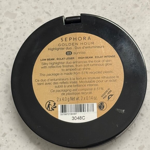 SEPHORA GOLDEN HOUR Highlighter Duo 03 sunrise - Picture 3 of 5